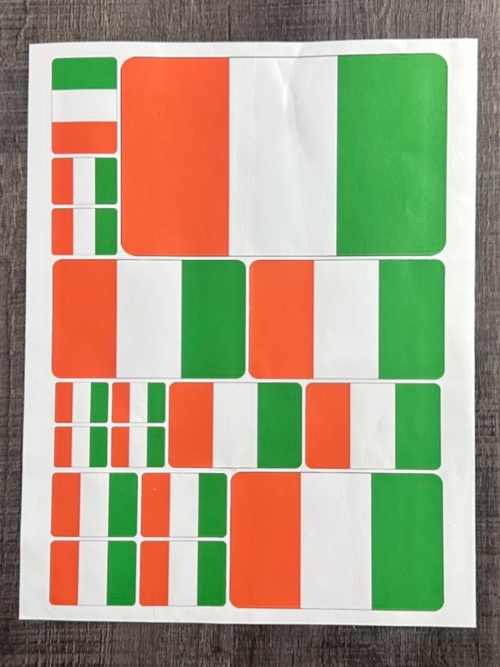 💞 New Ireland Irish Flag Travel Scrapbook Craft Stickers
